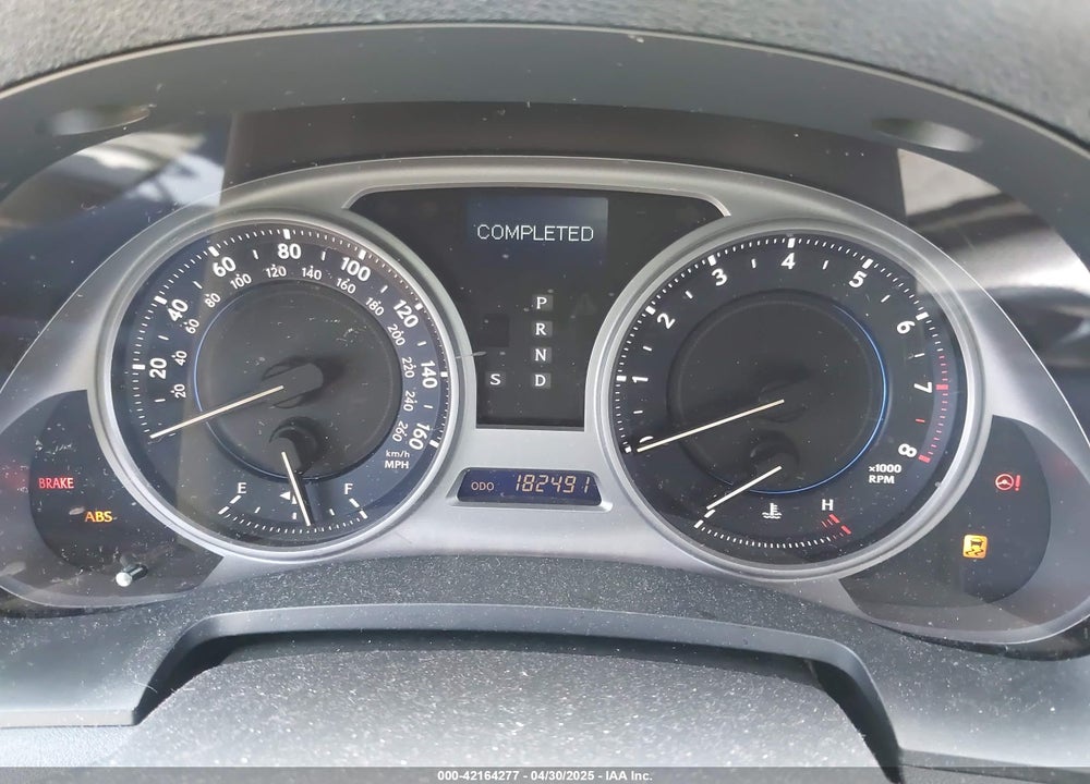 2009 LEXUS IS 250 VIN: JTHBK262892085774
