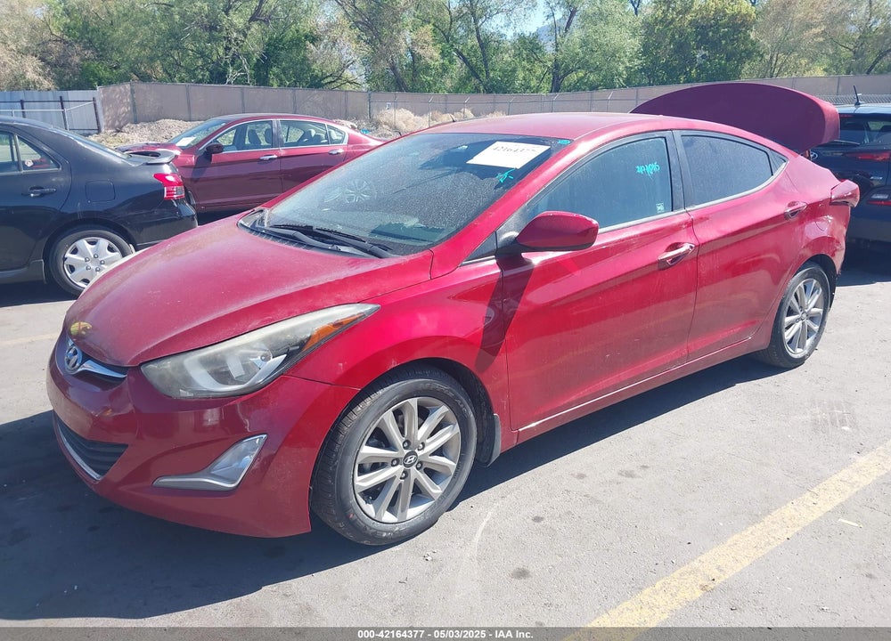 2016 HYUNDAI ELANTRA VIN: KMHDH4AE3GU586929