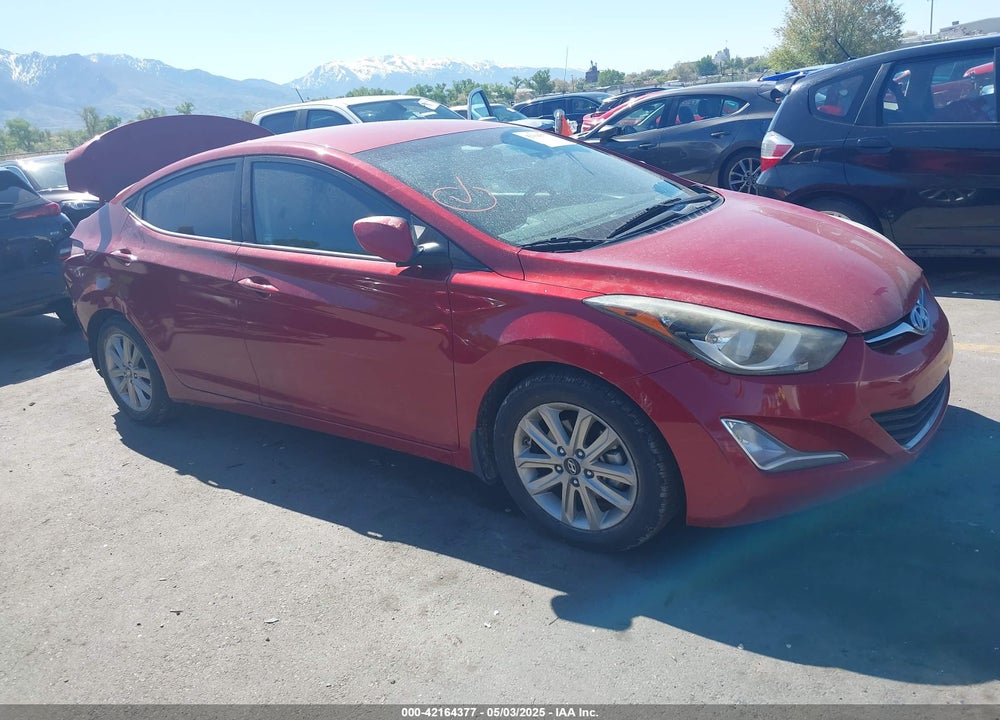 2016 HYUNDAI ELANTRA VIN: KMHDH4AE3GU586929