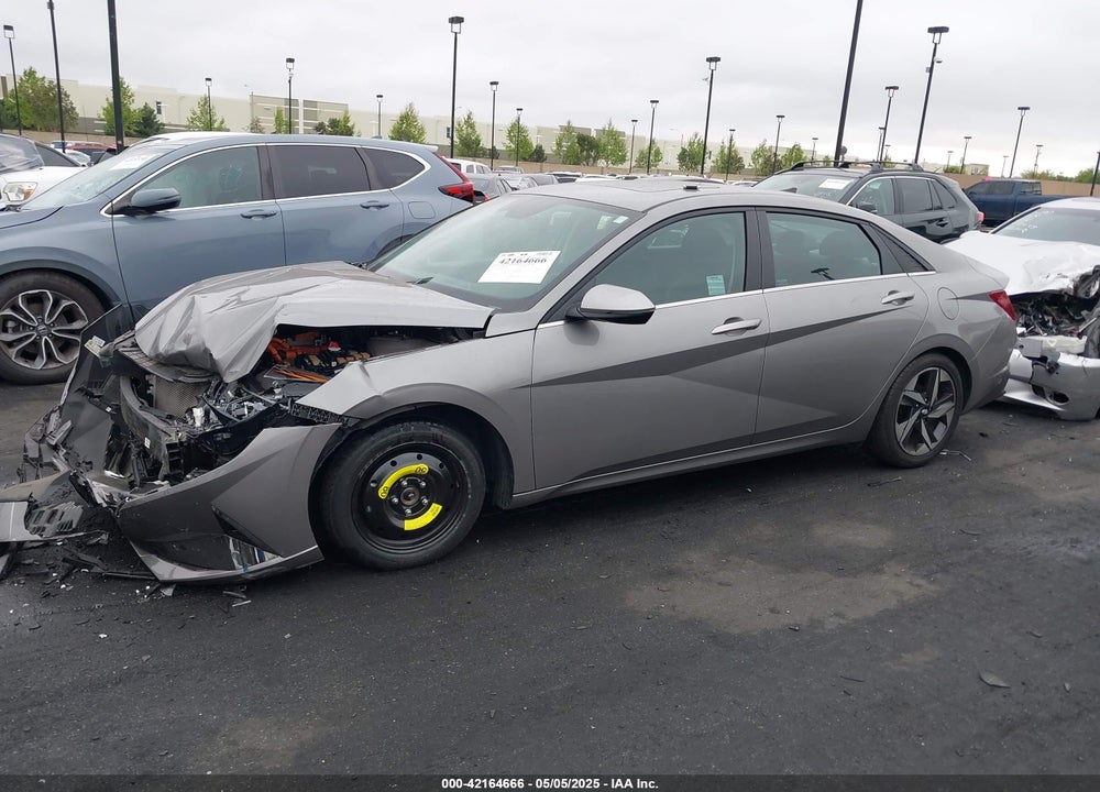 2023 HYUNDAI ELANTRA HYBRID LIMITED VIN: KMHLN4AJ7PU077301