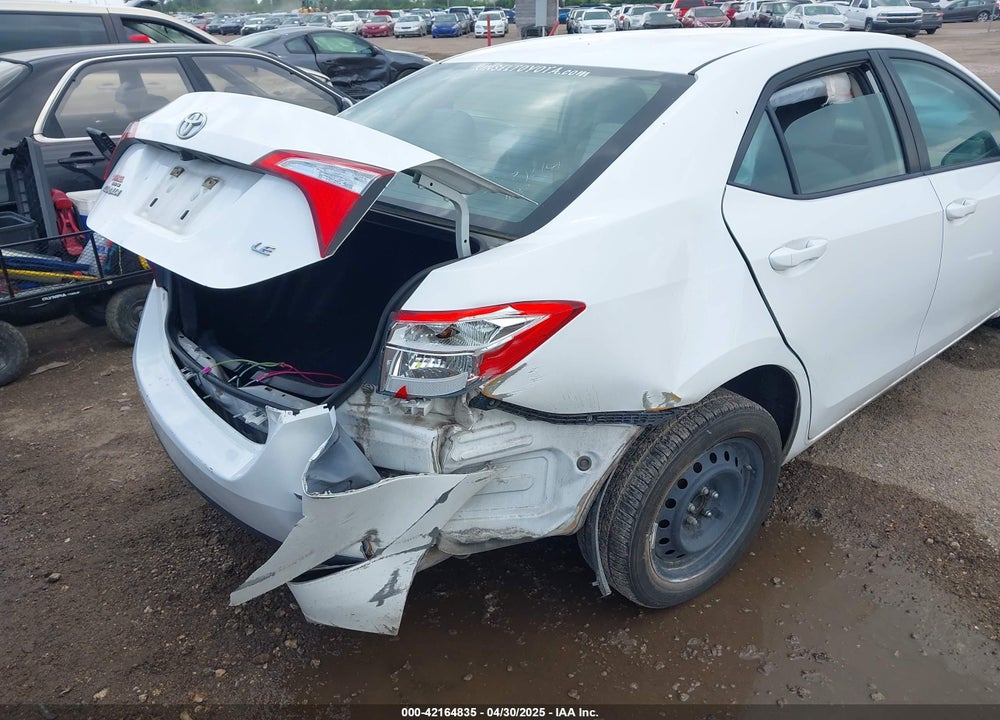 2015 TOYOTA COROLLA VIN: 5YFBURHE6FP277879