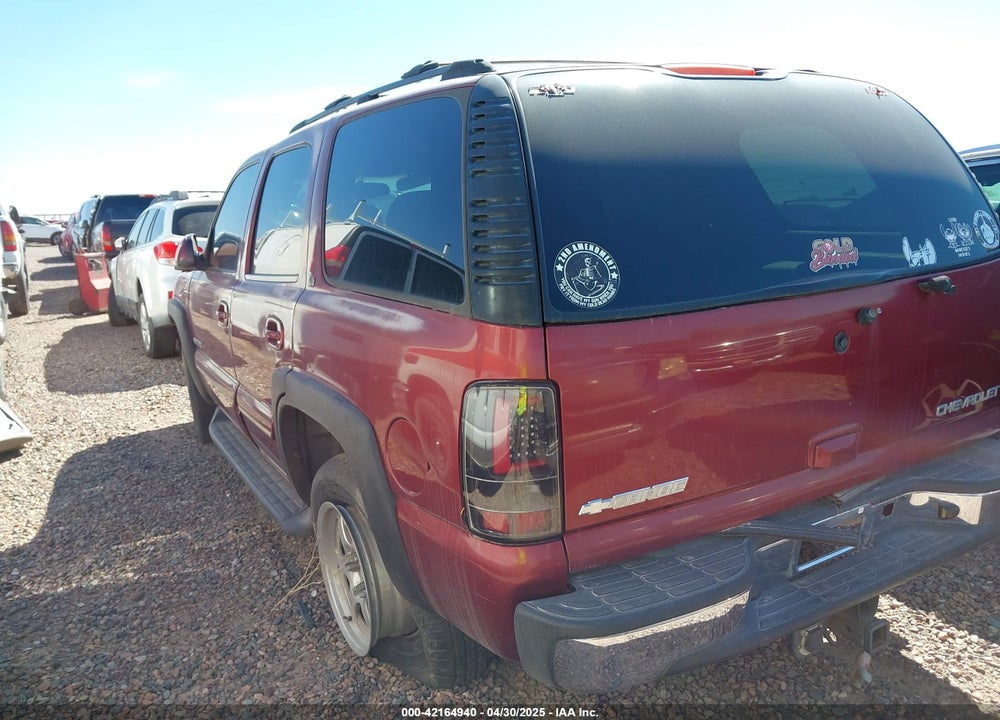 2003 CHEVROLET TAHOE LT VIN: 1GNEC13T03R256803