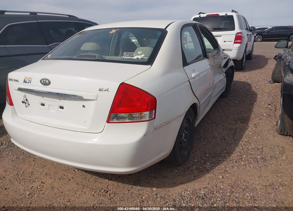 2007 KIA SPECTRA VIN: KNAFE122375413511