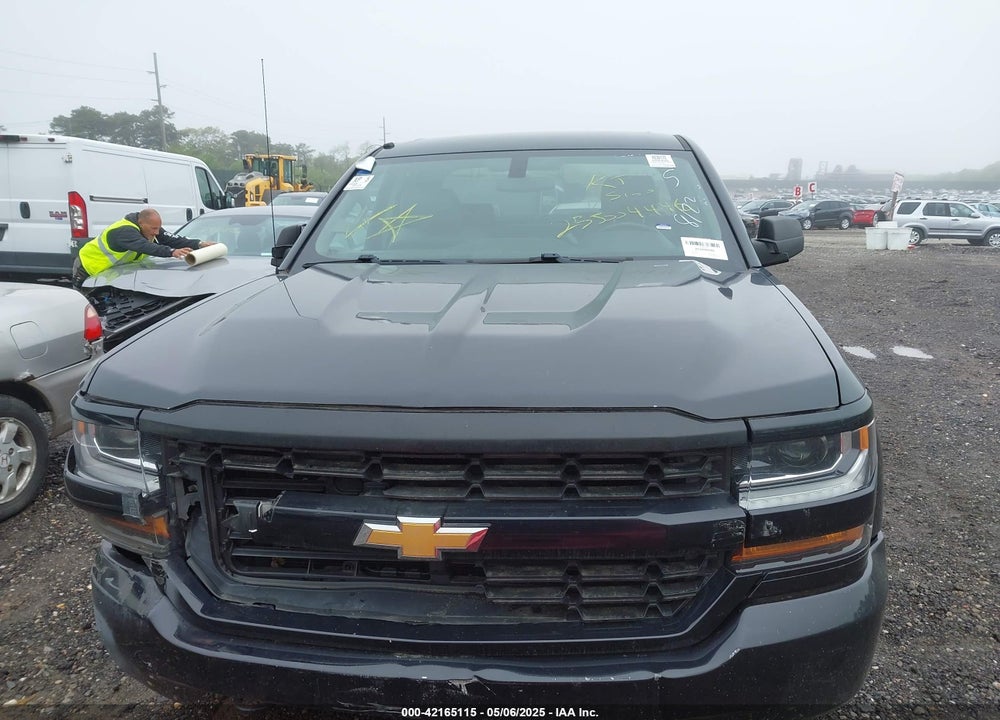 2018 CHEVROLET SILVERADO 1500 CUSTOM VIN: 1GCRCPEH9JZ346583