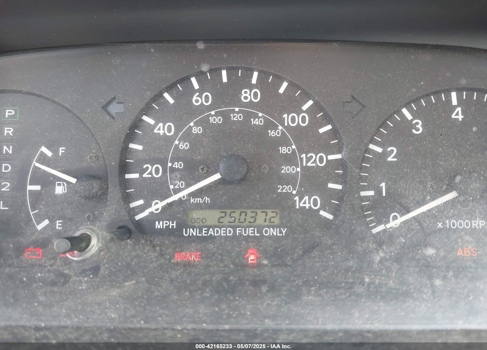 1999 TOYOTA CAMRY LE VIN: 4T1BG22K9XU865840