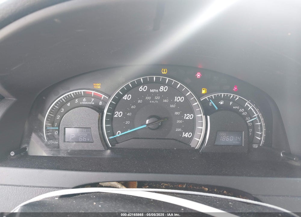 2012 TOYOTA CAMRY VIN: 4T1BF1FK3CU066590