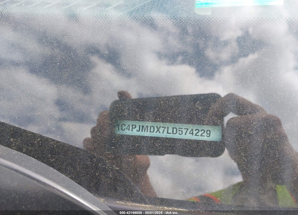 2020 JEEP CHEROKEE VIN: 1C4PJMDX7LD574229