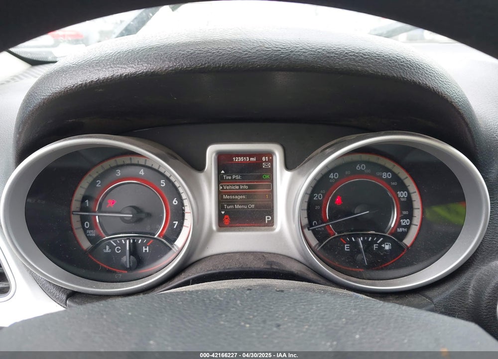 2015 DODGE JOURNEY SXT VIN: 3C4PDCBG9FT707530