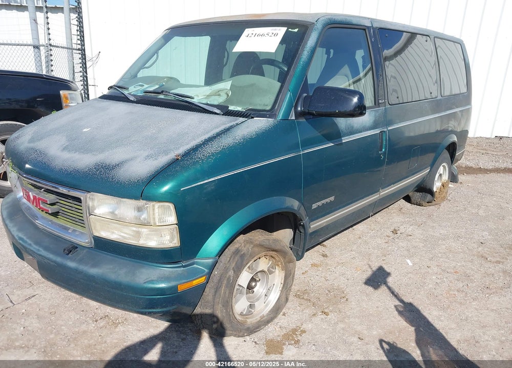 1998 GMC SAFARI SLE VIN: 1GKDM19W6WB540036