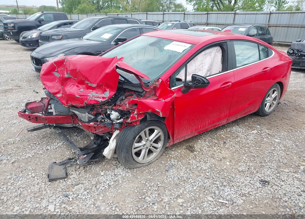 2016 CHEVROLET CRUZE LT AUTO VIN: 1G1BE5SM3G7300794