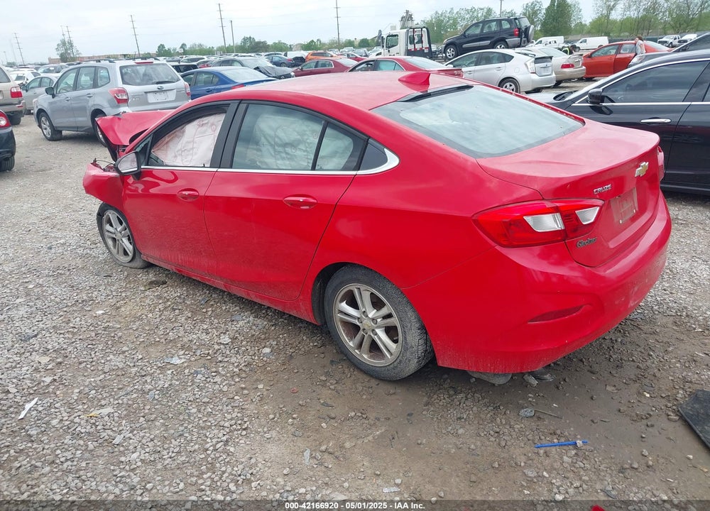 2016 CHEVROLET CRUZE LT AUTO VIN: 1G1BE5SM3G7300794