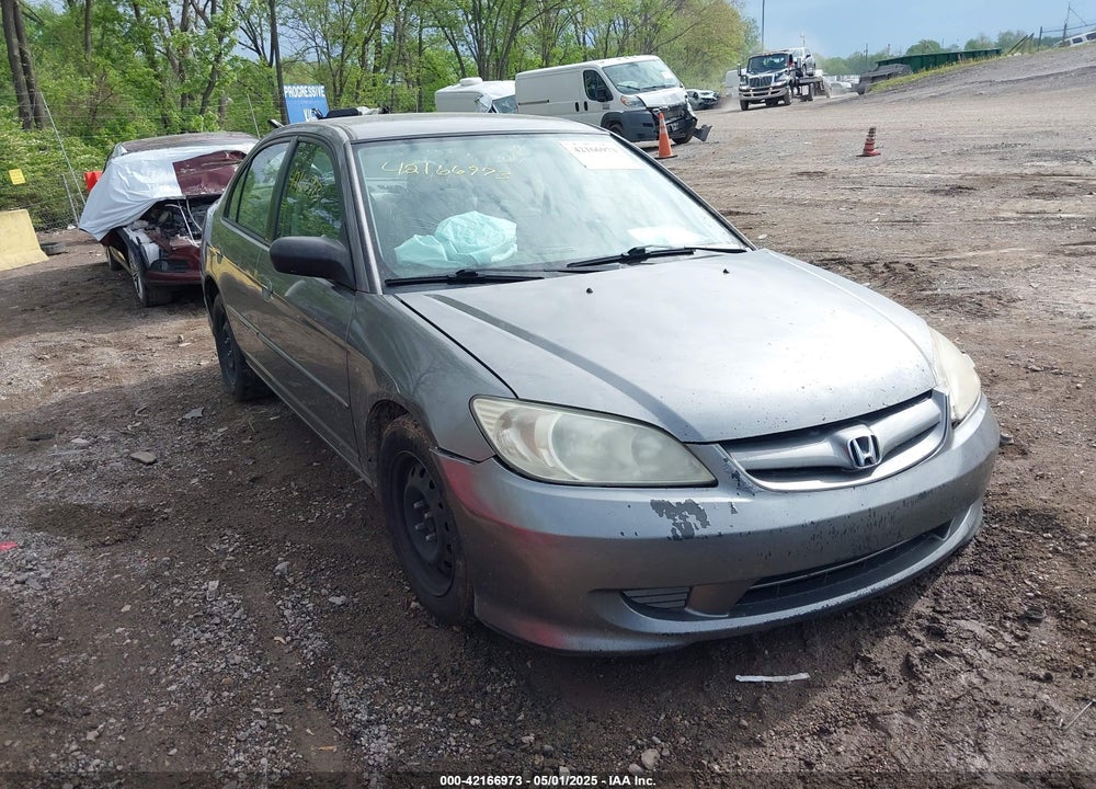 2004 HONDA CIVIC VIN: 1HGES16524L009748