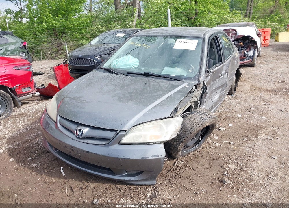 2004 HONDA CIVIC VIN: 1HGES16524L009748