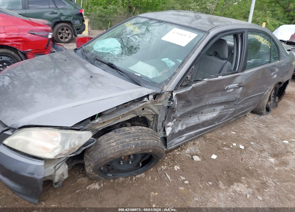 2004 HONDA CIVIC VIN: 1HGES16524L009748