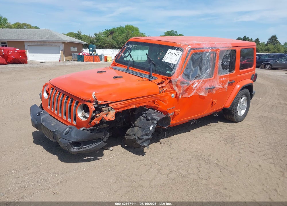 2019 JEEP WRANGLER UNLIMITED SAHARA VIN: 1C4HJXEGXKW579982