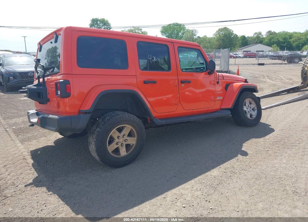 2019 JEEP WRANGLER UNLIMITED SAHARA VIN: 1C4HJXEGXKW579982
