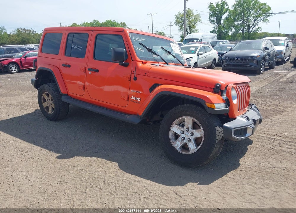 2019 JEEP WRANGLER UNLIMITED SAHARA VIN: 1C4HJXEGXKW579982