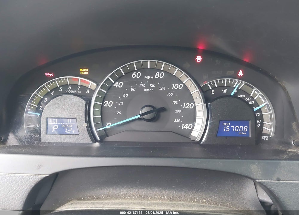 2012 TOYOTA CAMRY VIN: 4T1BF1FK8CU110437