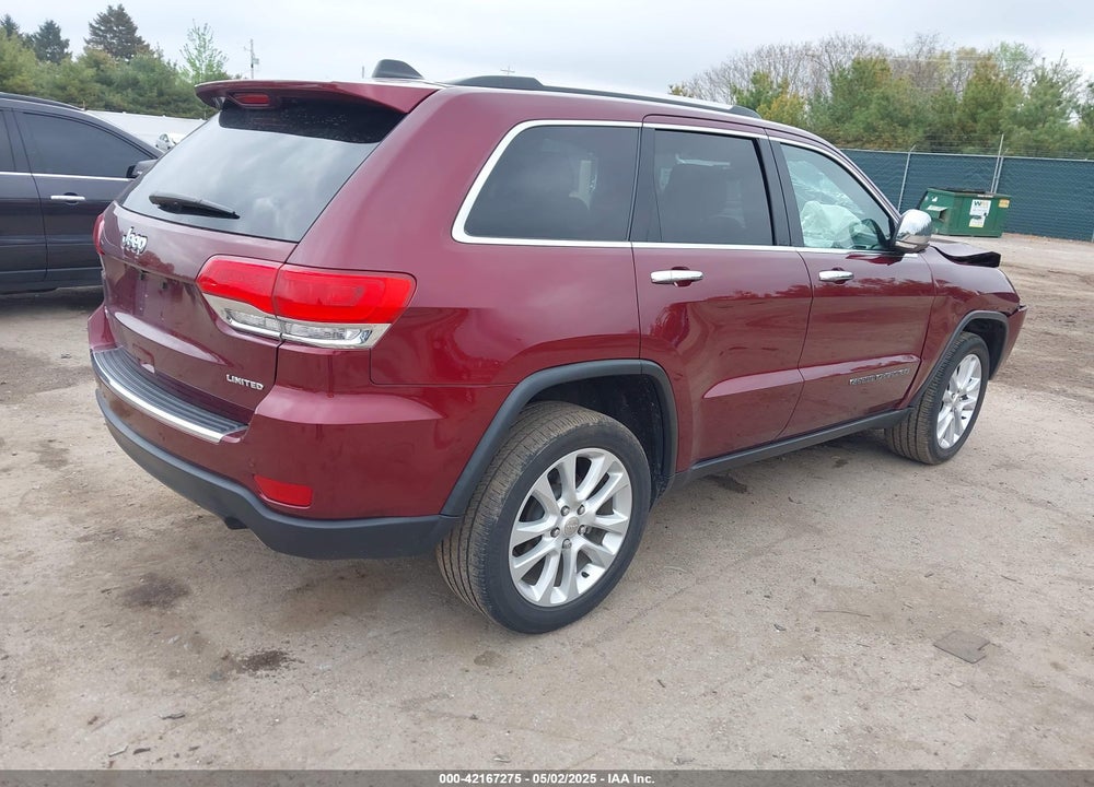 2017 JEEP GRAND CHEROKEE VIN: 1C4RJFBG8HC760544