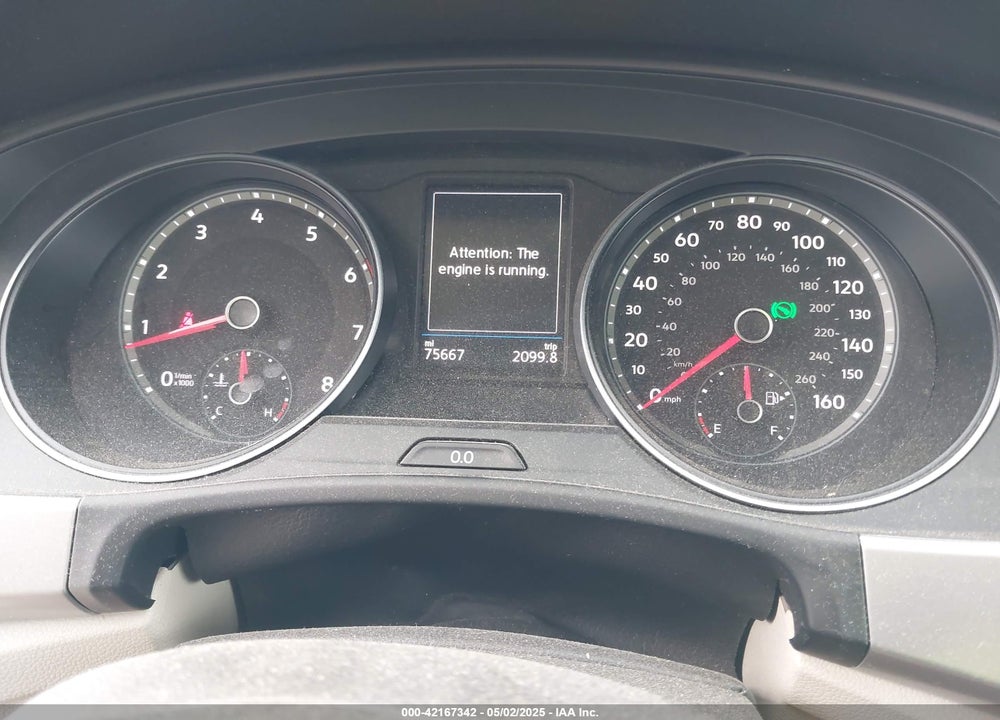 2019 VOLKSWAGEN ATLAS VIN: 1V2DR2CAXKC598265