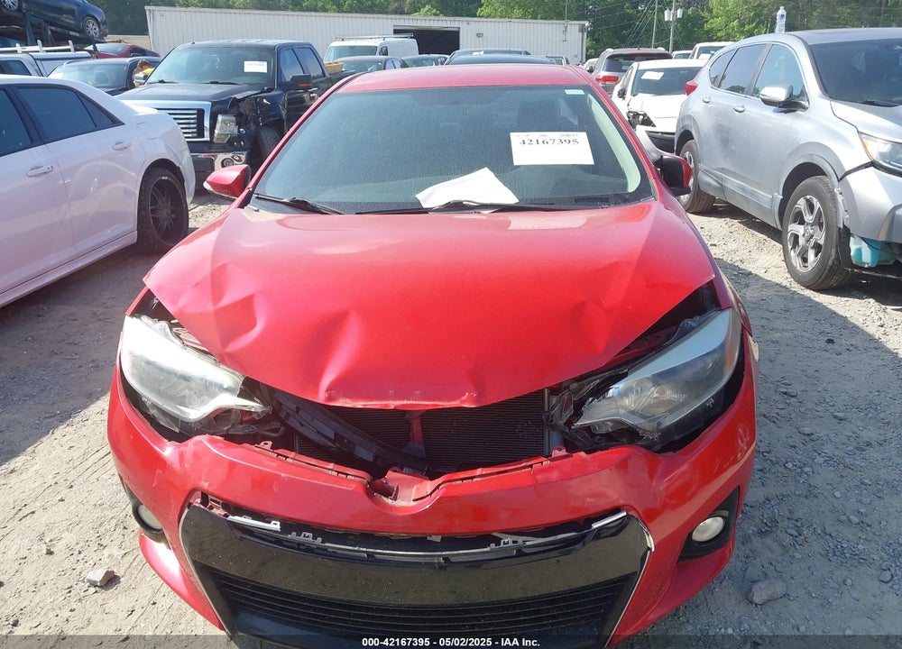 2016 TOYOTA COROLLA S PLUS VIN: 2T1BURHE0GC552860