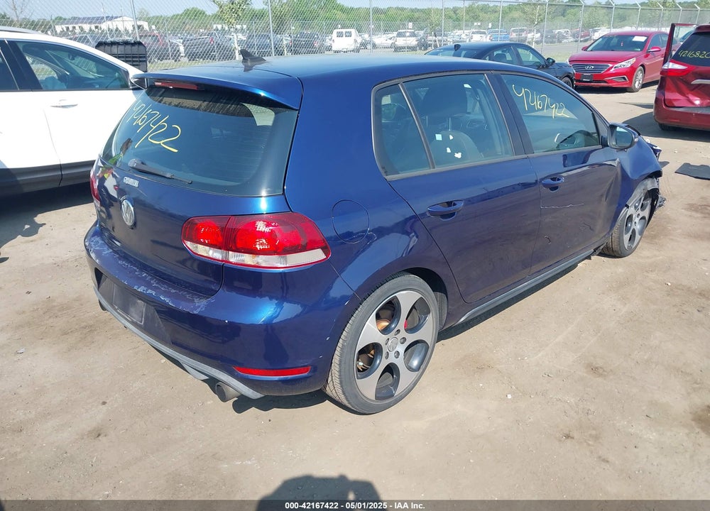 2012 VOLKSWAGEN GTI 4-DOOR VIN: WVWHD7AJ9CW317932