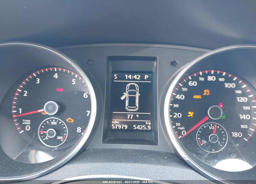2012 VOLKSWAGEN GTI 4-DOOR VIN: WVWHD7AJ9CW317932