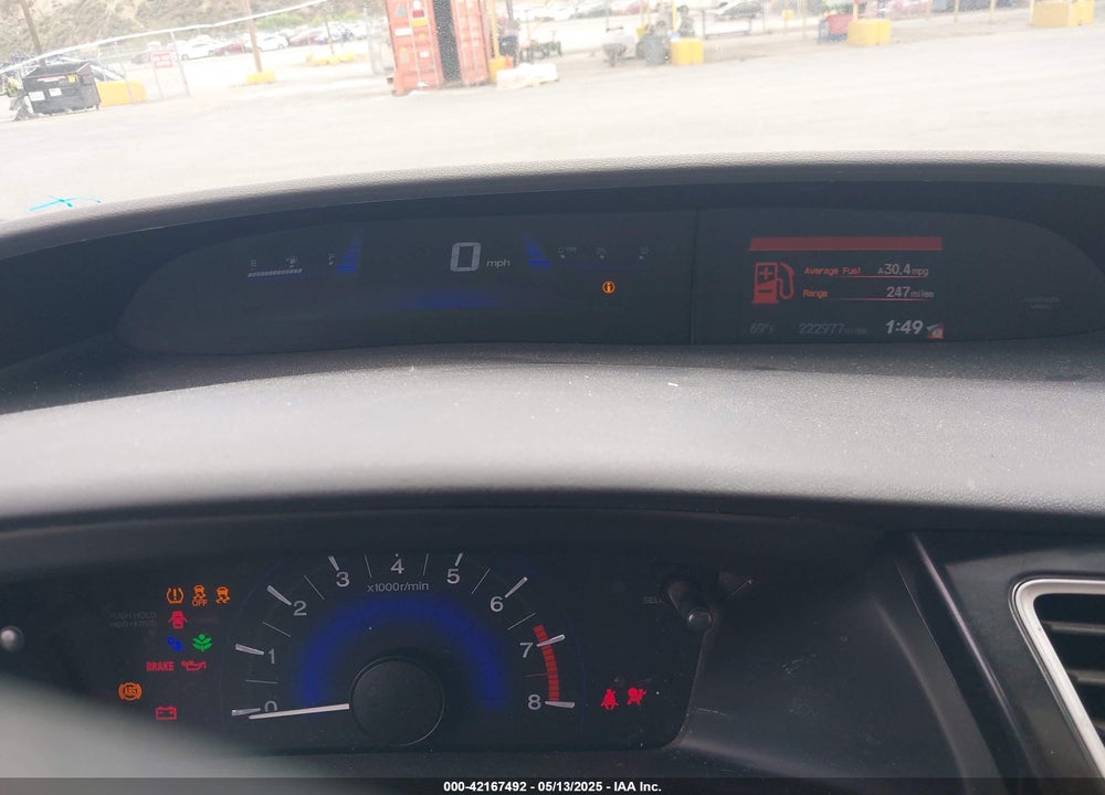 2013 HONDA CIVIC VIN: 2HGFG3A87DH514779