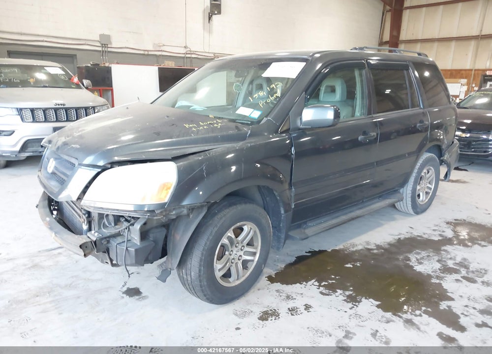 2004 HONDA PILOT EX-L VIN: 2HKYF185X4H517712