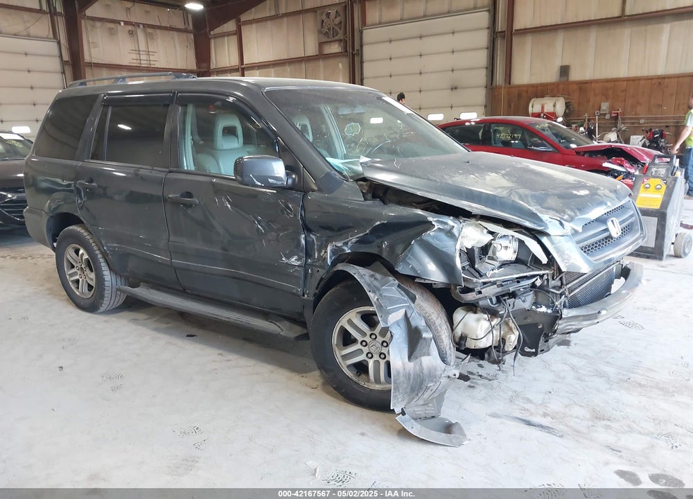 2004 HONDA PILOT EX-L VIN: 2HKYF185X4H517712