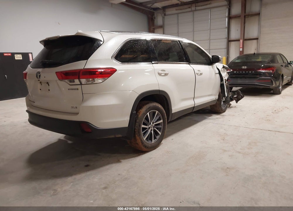 2019 TOYOTA HIGHLANDER HYBRID XLE VIN: 5TDJGRFH3KS070254