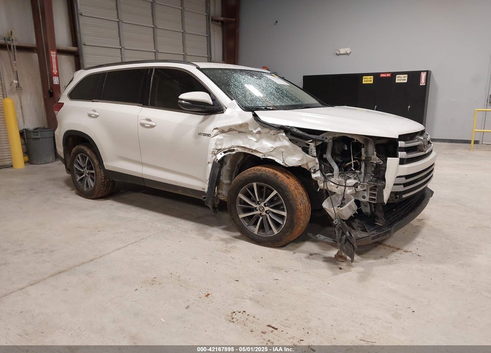 2019 TOYOTA HIGHLANDER HYBRID XLE VIN: 5TDJGRFH3KS070254