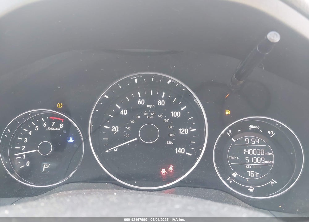2018 HONDA HR-V EX-L VIN: 3CZRU6H73JM707327