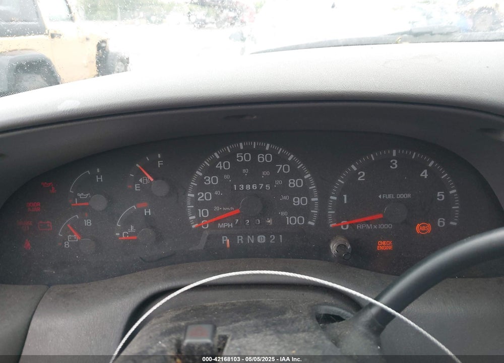 1998 FORD F-150 VIN: 2FTZF0763WCA69332