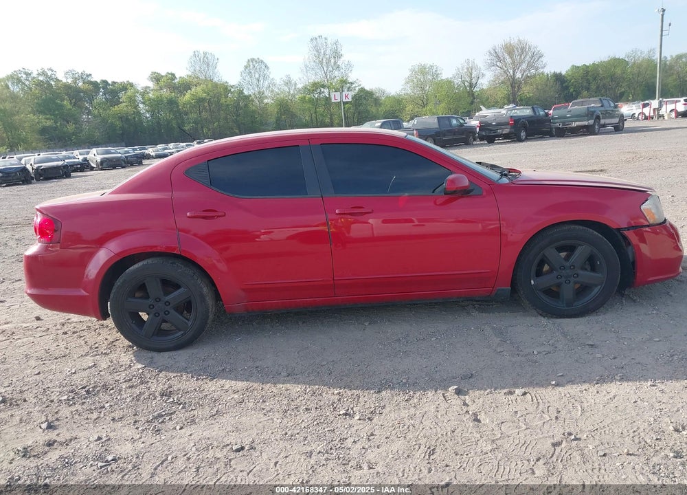 2013 DODGE AVENGER VIN: 1C3CDZCB7DN709489