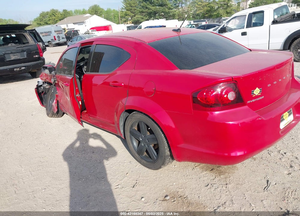 2013 DODGE AVENGER VIN: 1C3CDZCB7DN709489