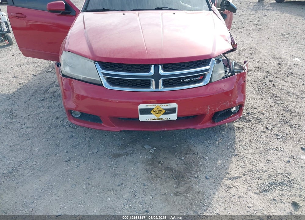 2013 DODGE AVENGER VIN: 1C3CDZCB7DN709489
