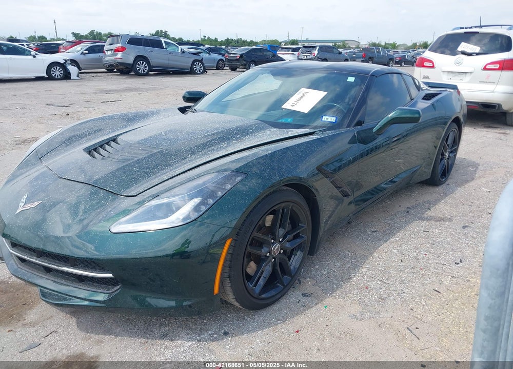 2014 CHEVROLET CORVETTE STINGRAY VIN: 1G1YK2D75E5104938