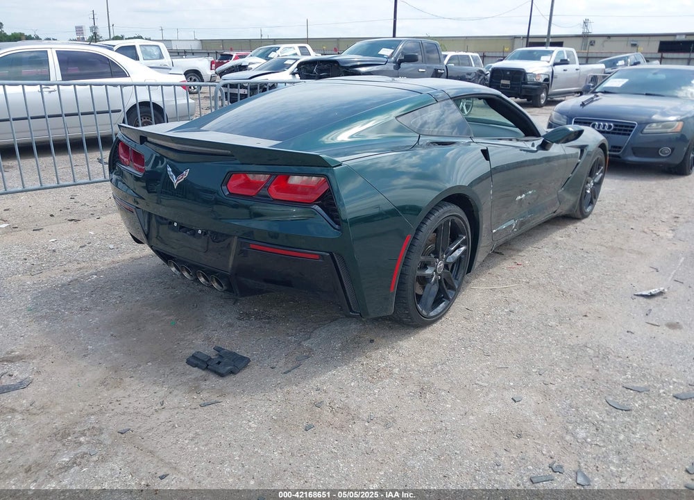 2014 CHEVROLET CORVETTE STINGRAY VIN: 1G1YK2D75E5104938