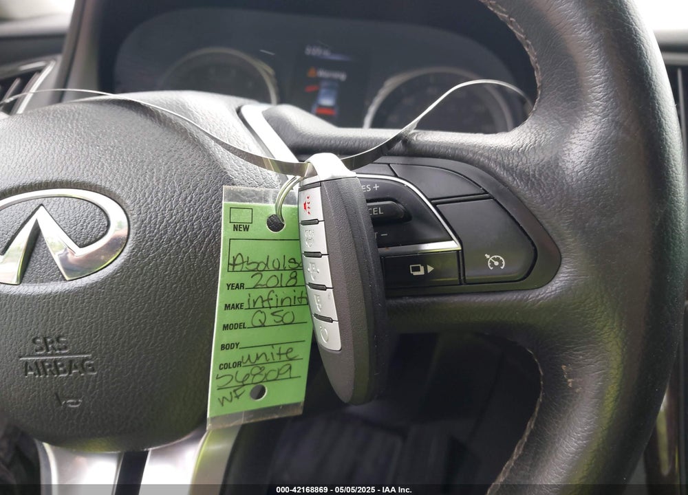 2018 INFINITI Q50 3.0T LUXE VIN: JN1EV7AR1JM430534