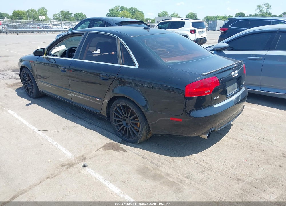 2006 AUDI A4 2.0T VIN: WAUEF78E46A192262