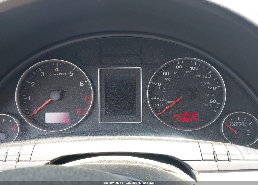 2006 AUDI A4 2.0T VIN: WAUEF78E46A192262