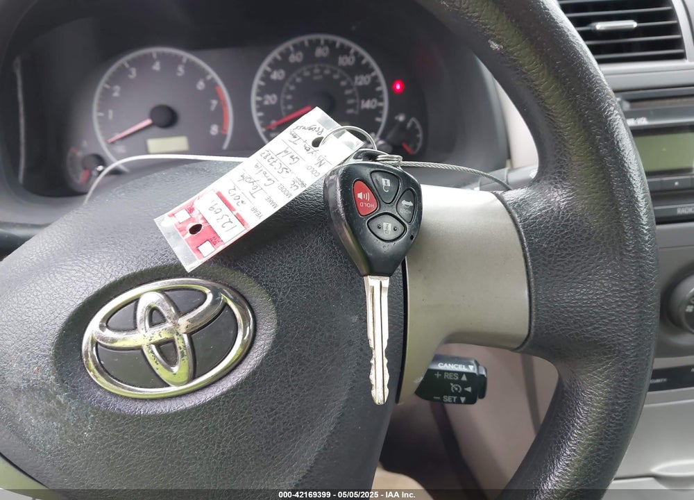 2012 TOYOTA COROLLA LE VIN: 2T1BU4EE4CC809293