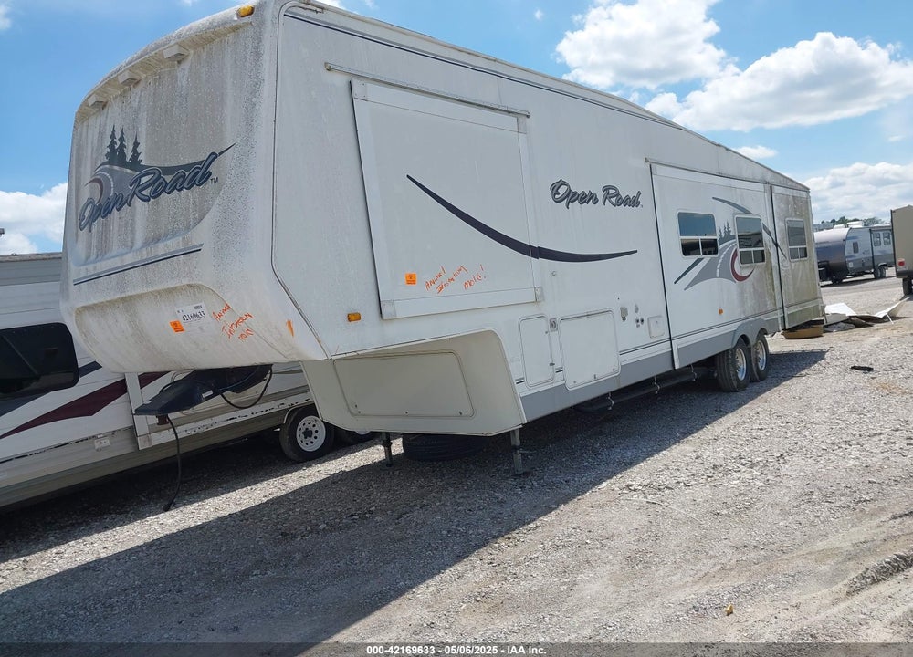 2004 PILGRIM OPEN ROAD 5TH WHEEL TRAVEL TRAILER VIN: 5L4FR402841004718