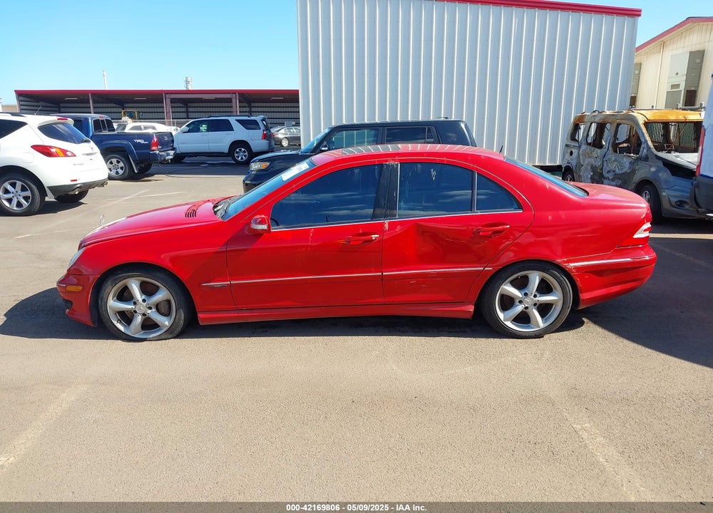 2005 MERCEDES-BENZ C 230 KOMPRESSOR SPORT VIN: WDBRF40JX5A796276