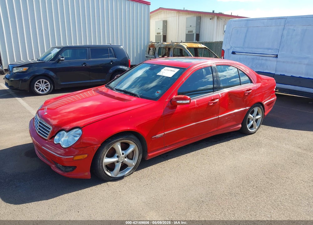 2005 MERCEDES-BENZ C 230 KOMPRESSOR SPORT VIN: WDBRF40JX5A796276