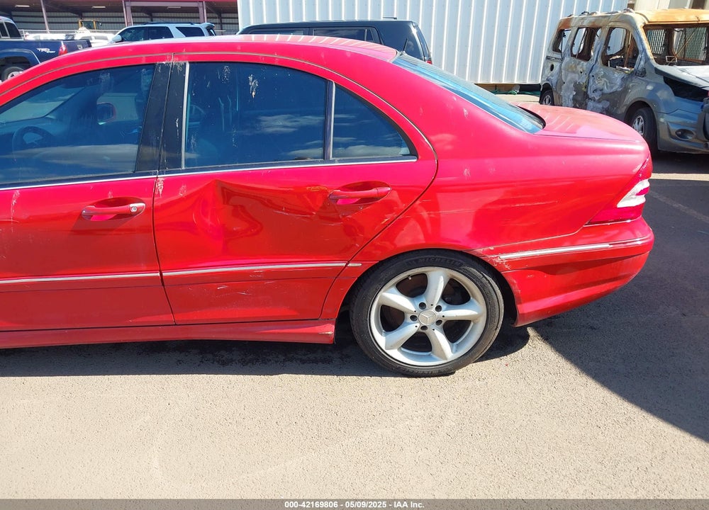 2005 MERCEDES-BENZ C 230 KOMPRESSOR SPORT VIN: WDBRF40JX5A796276