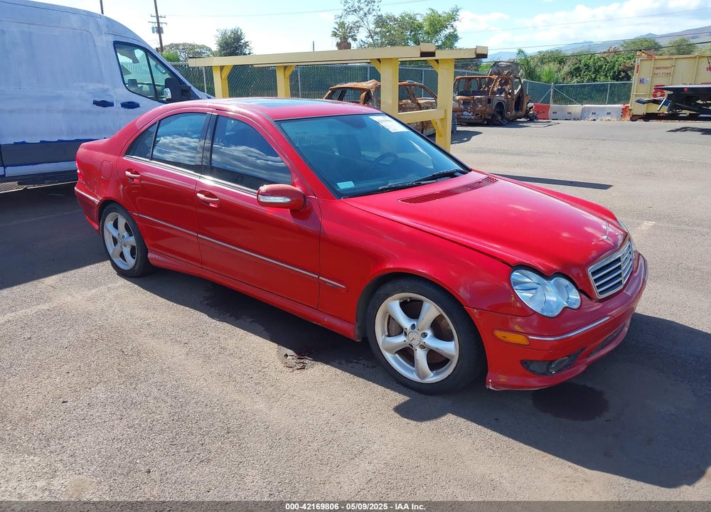 2005 MERCEDES-BENZ C 230 KOMPRESSOR SPORT VIN: WDBRF40JX5A796276