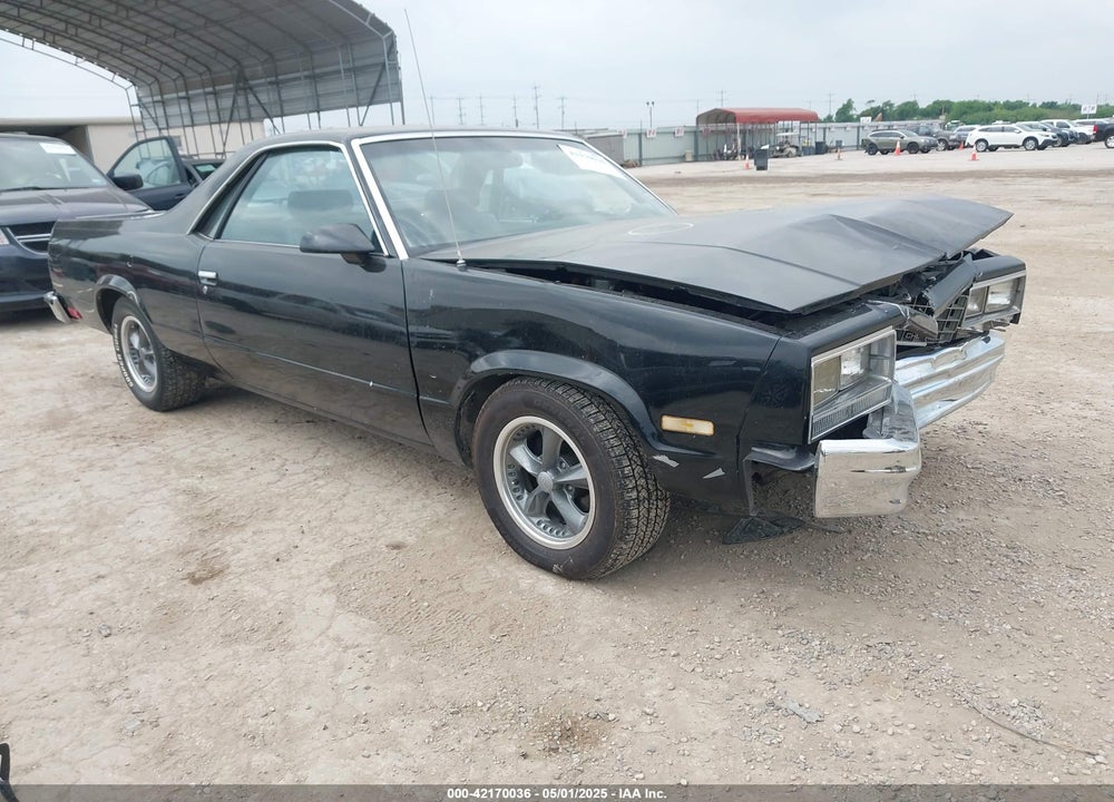 1986 CHEVROLET EL CAMINO VIN: 3GCCW80H3GS912687