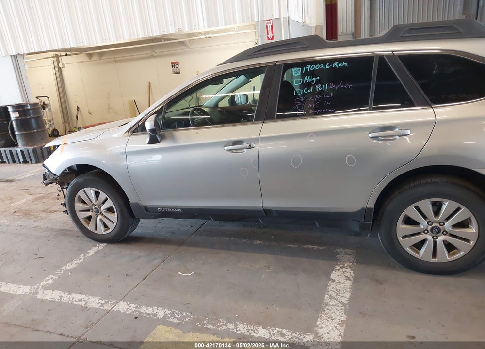 2018 SUBARU OUTBACK 2.5I PREMIUM VIN: 4S4BSACC0J3219311